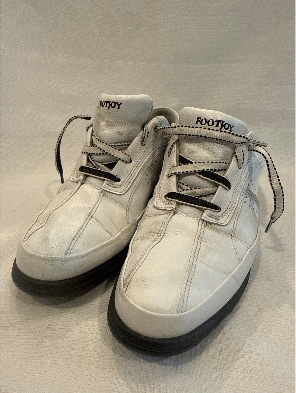 FootJoy Men's White Leather Golf Shoes Size 7M